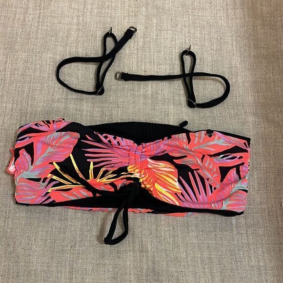 NWT-Maaji Women's Standard Black Onyx Bandy Bikini Strapless Bandeau Size S - Picture 12 of 16